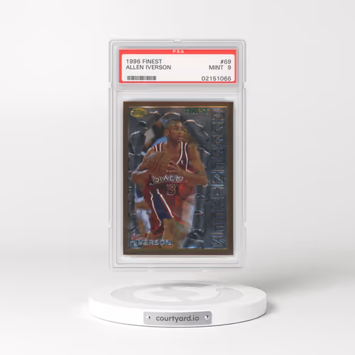 1996 Finest #69 Allen Iverson (PSA 9 MINT)