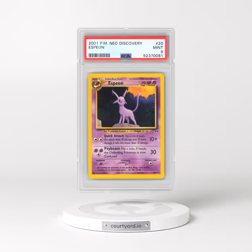 2001 Pokémon Neo Discovery #20 Espeon (PSA 9 MINT)