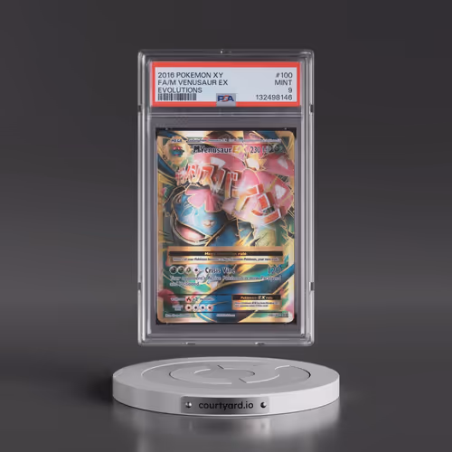 2016 Pokémon XY Evolutions #100 M Venusaur EX - Holo Full Art (PSA 9 MINT)