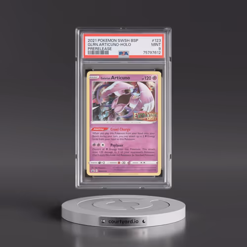 2021 Pokémon Swsh Black Star Promo #123 Galarian Articuno - Holo Prerelease (PSA 9 MINT)