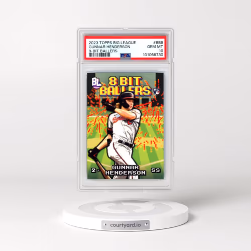 2023 Topps Big League 8-Bit Ballers #8B9 Gunnar Henderson (PSA 10 GEM MINT)