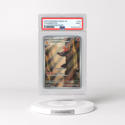 2023 Pokémon Mew EN-151 #169 Charmeleon - Illustration Rare (PSA 9 MINT)