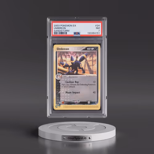 2003 Pokémon EX Sandstorm #24 Umbreon (PSA 7 NM)