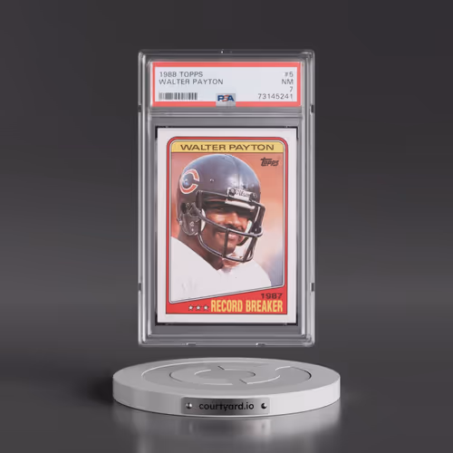 1988 Topps #5 Walter Payton (PSA 7 NM)