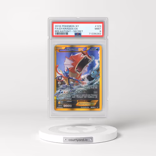 2016 Pokémon XY Breakpoint #123 Gyarados EX - Holo Full Art Secret (PSA 9 MINT)