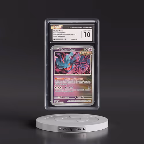 2024 Prismatic Evolutions - PRE EN #043/131 Flutter Mane - Poké Ball Holo (CGC 10 GEM MINT)
