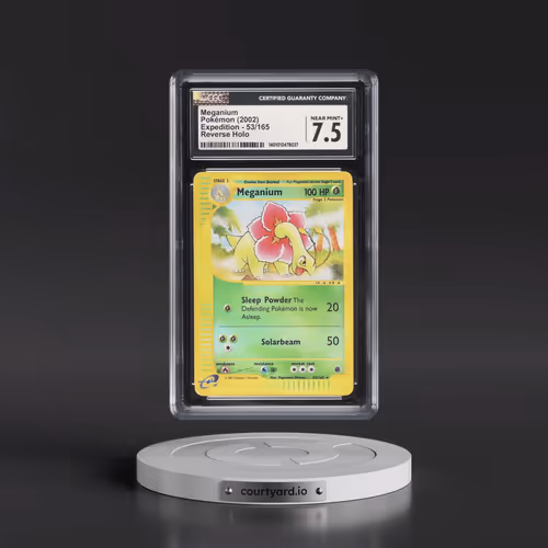 2002 Expedition #53/165 Meganium - Reverse Holo (CGC 7.5 NM+)