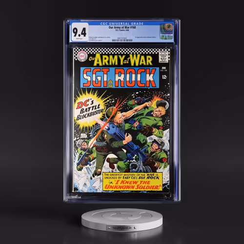 Our Army at War #168 CGC 9.4 White Pages (DC Comics, 6/66) - Universal
