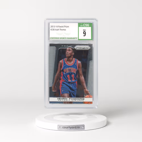 2013 Panini Prizm #236 Isiah Thomas (CSG 9 MINT)