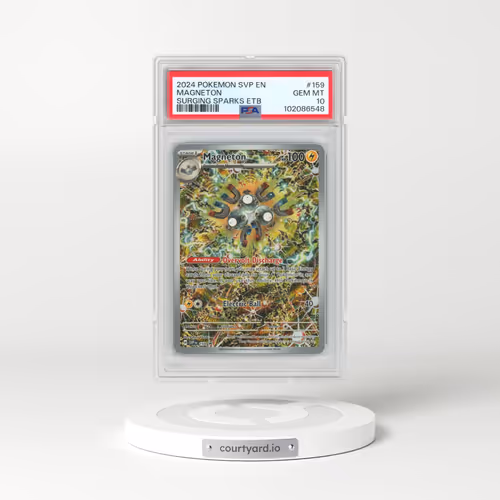 2024 Pokémon Svp EN-SV Black Star Promo #159 Magneton - Surging Sparks Elite Trainer Box (PSA 10 GEM MINT)