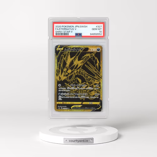 2020 Pokémon Sword & Shield Shiny Star V #327 Eternatus V - Holo Full Art (PSA 10 GEM MINT)