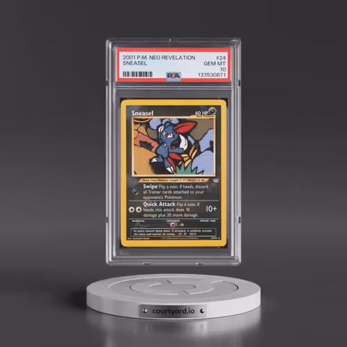 2001 Pokémon Neo Revelation #24 Sneasel (PSA 10 GEM MINT)