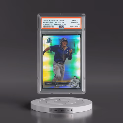 2017 Bowman Draft #BDC71 Fernando Tatis Jr. - Chrome-Refractor (PSA 10 GEM MINT)