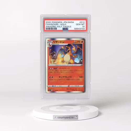 2020 Pokémon Sword & Shield Amazing Volt Tackle #012 Charizard - Holo (PSA 10 GEM MINT)