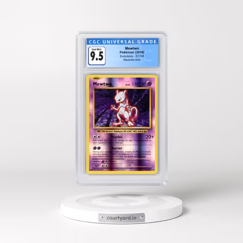 2016 Evolutions #51/108 Mewtwo - Reverse Holo (CGC 10 GEM MINT)