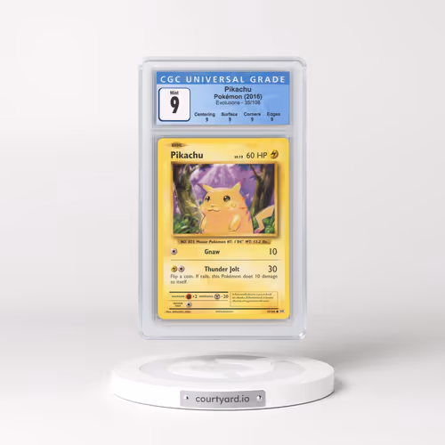 2016 Evolutions #35/108 Pikachu (CGC 9 MINT)