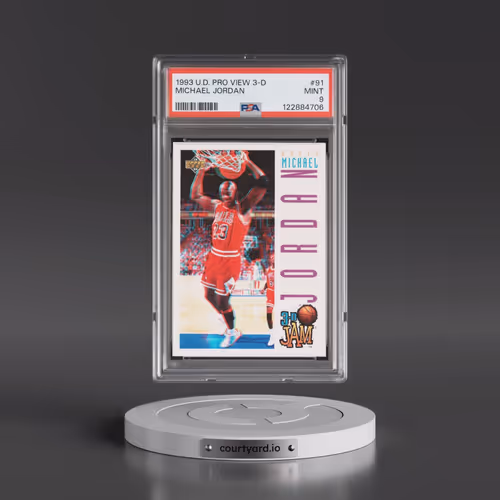 1993 Upper Deck Pro View 3-D #91 Michael Jordan (PSA 9 MINT)