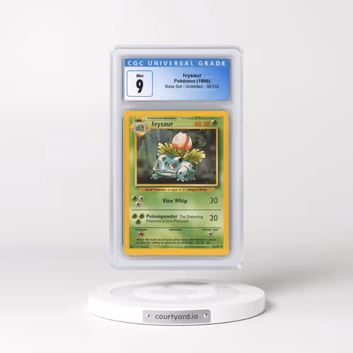 1999 Base Set #30/102 Ivysaur (CGC 9 MINT)