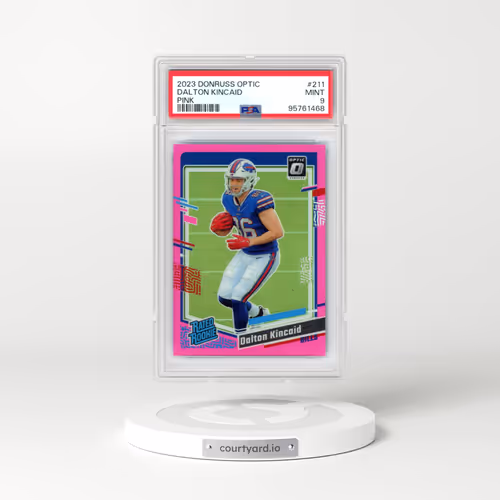2023 Panini Donruss Optic #211 Dalton Kincaid - Pink (PSA 9 MINT)