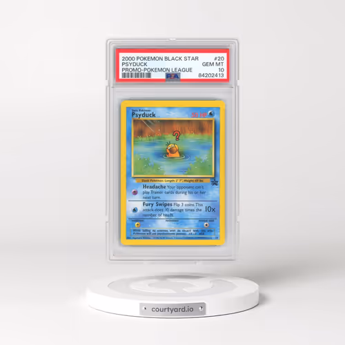 2000 Pokémon Promo Black Star #20 Psyduck - Pokemon League (PSA 10 GEM MINT)