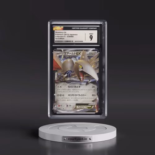 2013 Collection X - XY1 (Blue) #039/060 Skarmory EX - 1st Edition Holo (CGC 9 MINT)