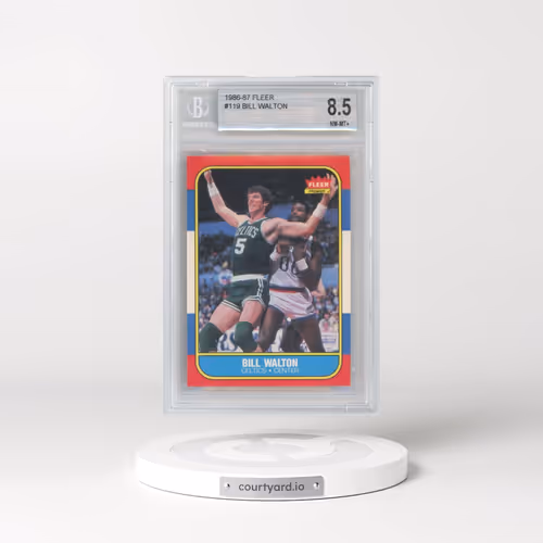 1986 Fleer #119 Bill Walton (BGS 8.5 NM-MT+)