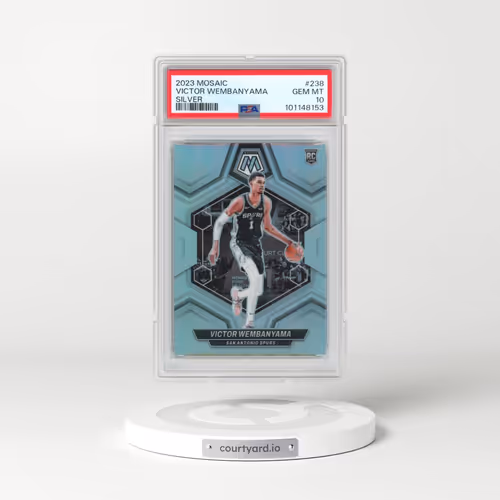 2023 Panini Mosaic #238 Victor Wembanyama - Silver (PSA 10 GEM MINT)