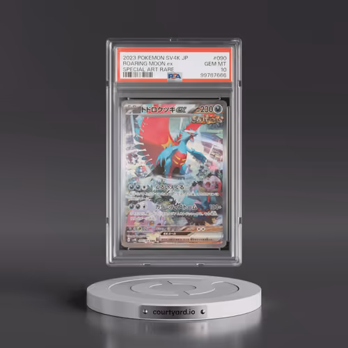 2023 Pokémon Sv4k-Ancient Roar #090 Roaring Moon EX - Holo Special Art Rare (PSA 10 GEM MINT)