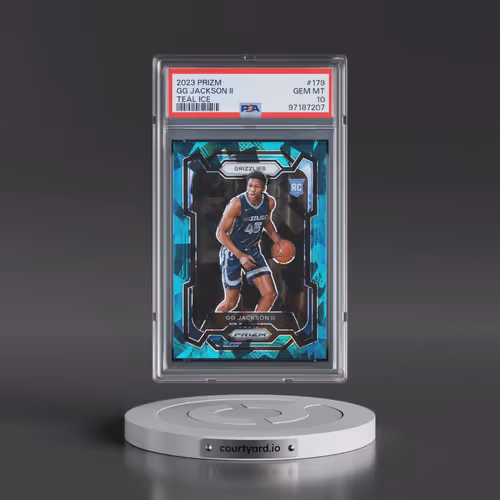 2023 Panini Prizm #179 GG Jackson II - Teal Ice (PSA 10 GEM MINT)
