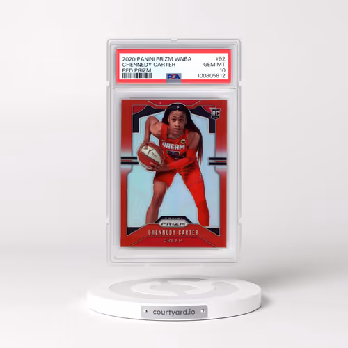 2020 Panini Prizm WNBA #92 Chennedy Carter - Red Prizm (PSA 10 GEM MINT)