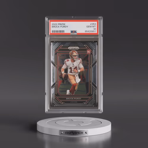 2022 Panini Prizm #353 Brock Purdy (PSA 10 GEM MINT)