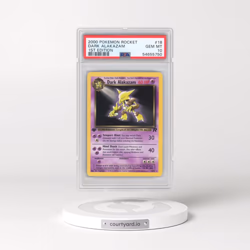 2000 Pokémon Rocket #18 Dark Alakazam - 1st Edition (PSA 10 GEM MINT)
