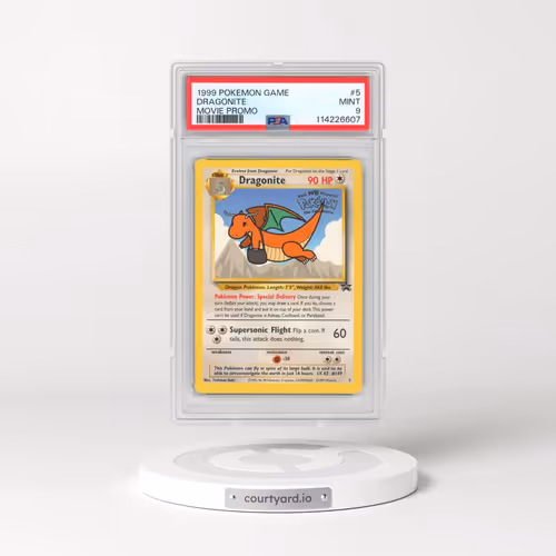 1999 Pokémon Game Movie #5 Dragonite - Movie Promo (PSA 9 MINT)