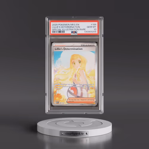 2025 Pokémon Meg EN-Mega Evolution #184 Lillie's Determination - Special Illustration Rare (PSA 10 G