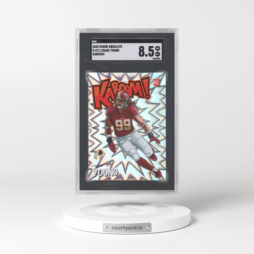 2020 Panini Absolute #K-CY1 Chase Young - Kaboom! (SGC 8.5 NM-MT+)