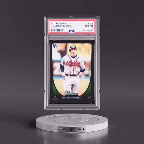 2011 Bowman #205 Freddie Freeman (PSA 8 NM-MT)