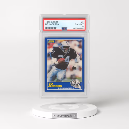 1989 Score #2 Bo Jackson (PSA 8 NM-MT)