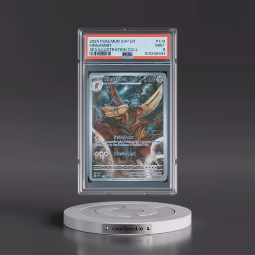 2024 Pokémon Svp EN-SV Black Star Promo #130 Kingambit - Shrouded Fable Illustration Collection (PSA