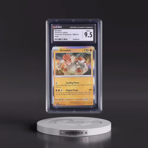 2024 Prismatic Evolutions - PRE EN #049/131 Groudon - Holo (CGC 9.5 MINT+)