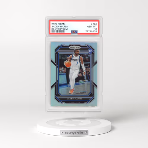 2022 Panini Prizm #226 Jaden Hardy - Silver Prizm (PSA 10 GEM MINT)