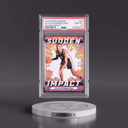 2023 Topps Chrome Sudden Impact #SI1 Victor Wembanyama (PSA 10 GEM MINT)