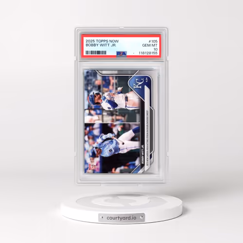 2025 Topps Now #105 Bobby Witt Jr. (PSA 10 GEM MINT)