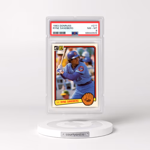 1983 Donruss #277 Ryne Sandberg (PSA 8 NM-MT)