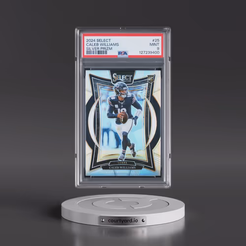 2024 Panini Select #25 Caleb Williams - Silver Prizm (PSA 9 MINT)