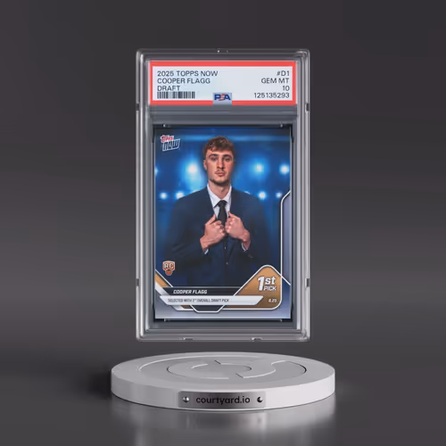 2025 Topps Now Draft #D1 Cooper Flagg (PSA 10 GEM MINT)