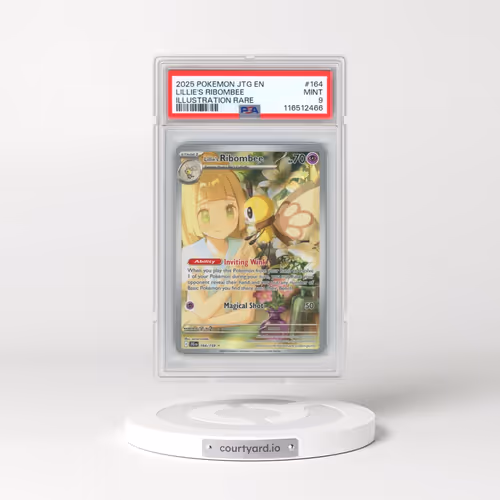 2025 Pokémon Jtg EN-Journey Together #164 Lillie's Ribombee - Illustration Rare (PSA 9 MINT)