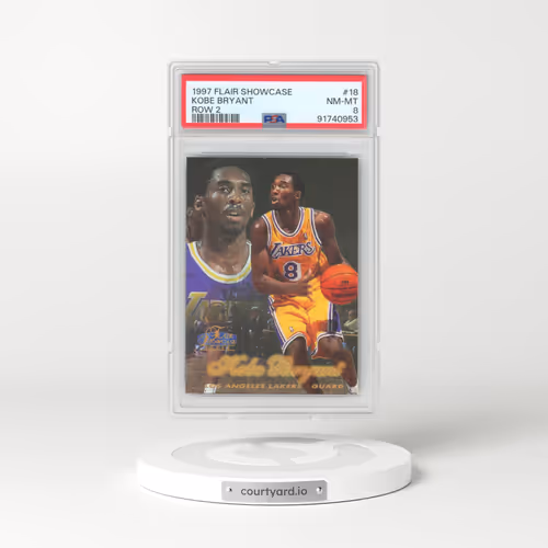 1997 Flair Showcase #18 Kobe Bryant - Row 2 (PSA 8 NM-MT)