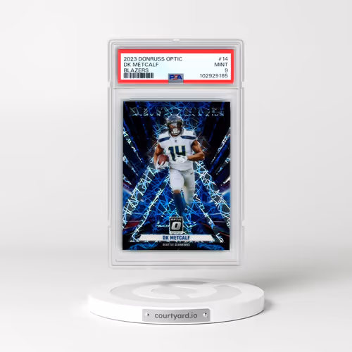2023 Panini Donruss Optic Blazers #14 DK Metcalf (PSA 9 MINT)