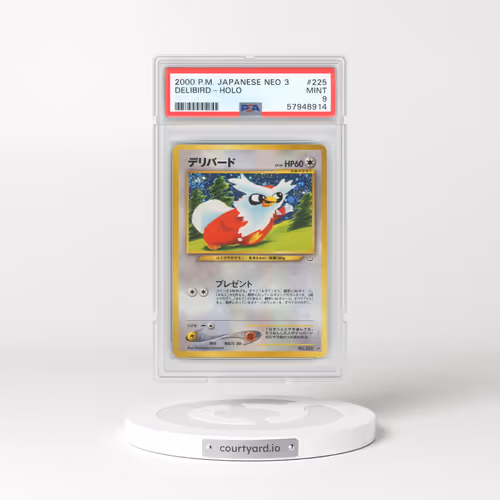 2000 Pokémon Neo 3 #225 Delibird - Holo (PSA 9 MINT)