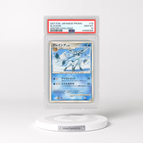 2007 Pokémon Promo #70 Glaceon - Winter Challenge (PSA 10 GEM MINT)